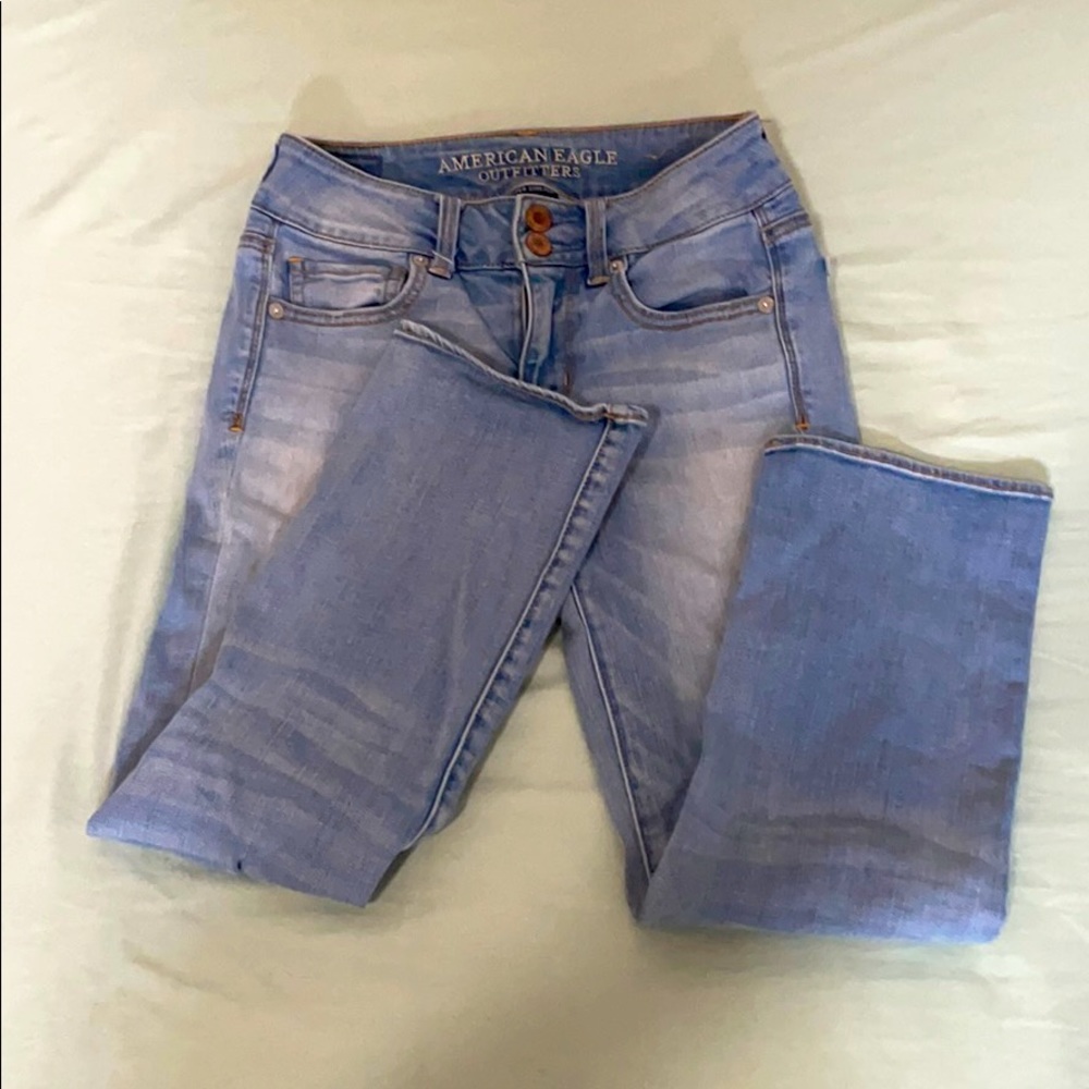 AEO denim capri pants (cropped jeans)